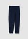 Blue joggers with logo_1