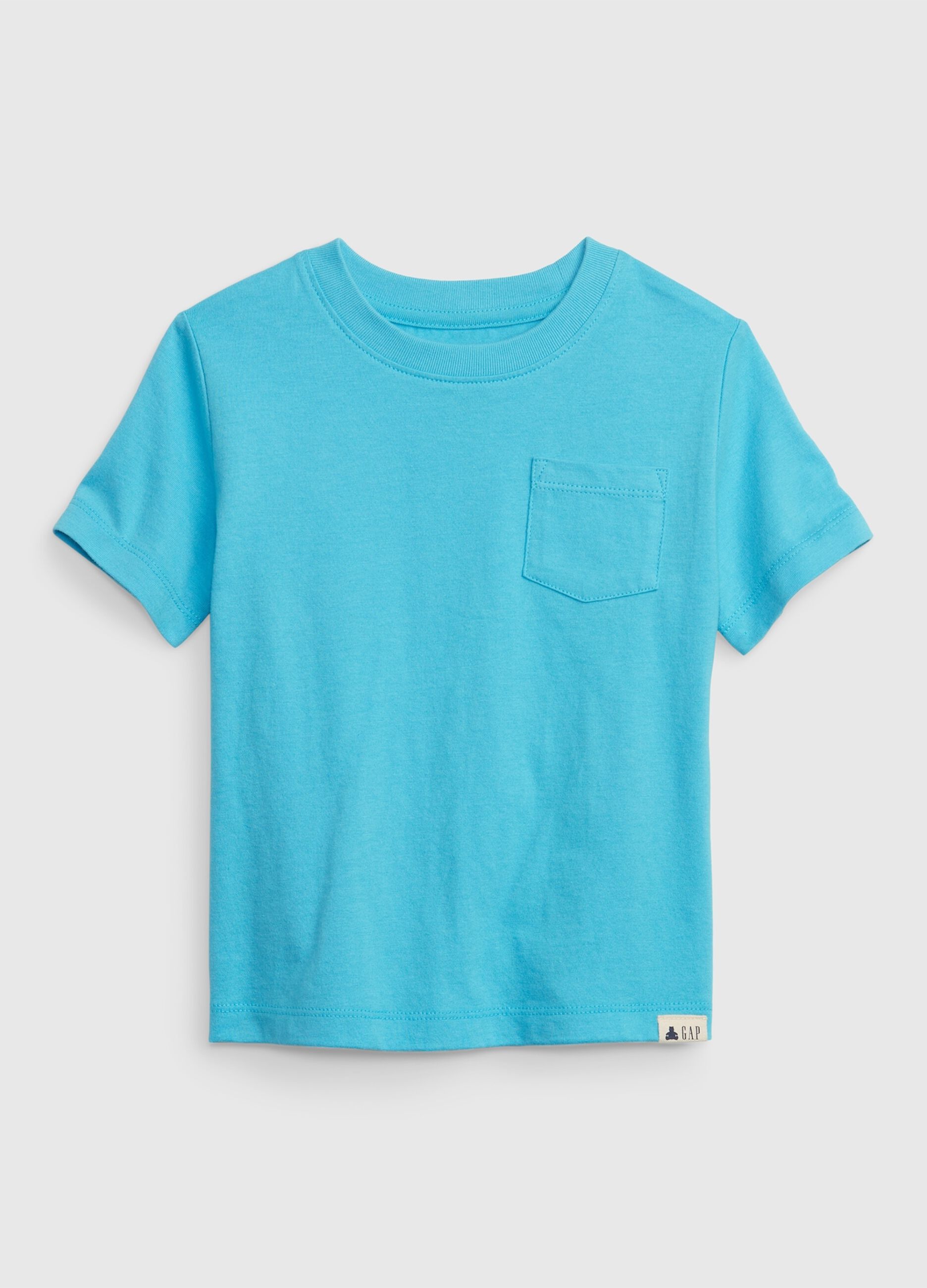 T-shirt in cotone con taschino