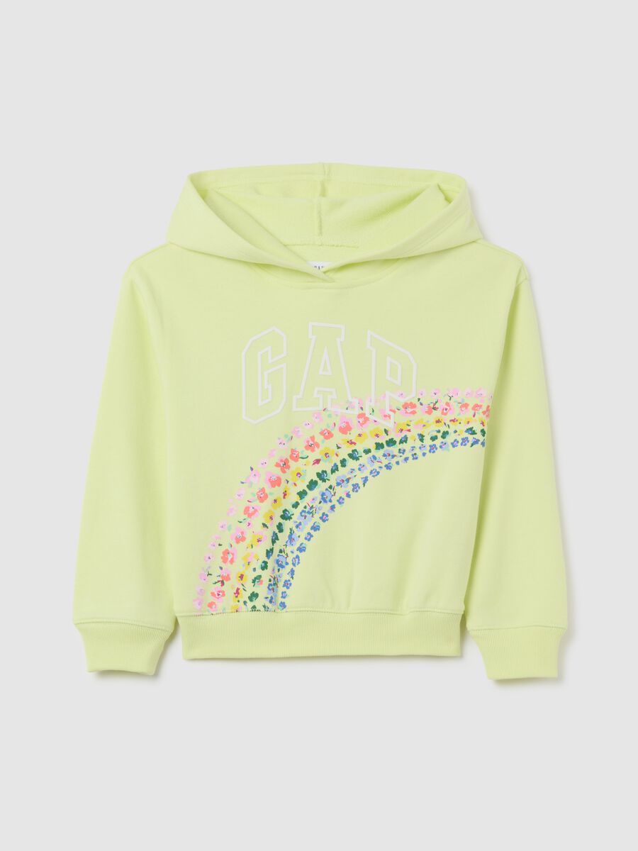 GAP Kids Rainbow Print Hoodie Girl_0