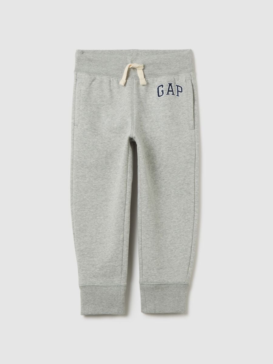 Joggers in felpa con ricamo logo Bambino_0