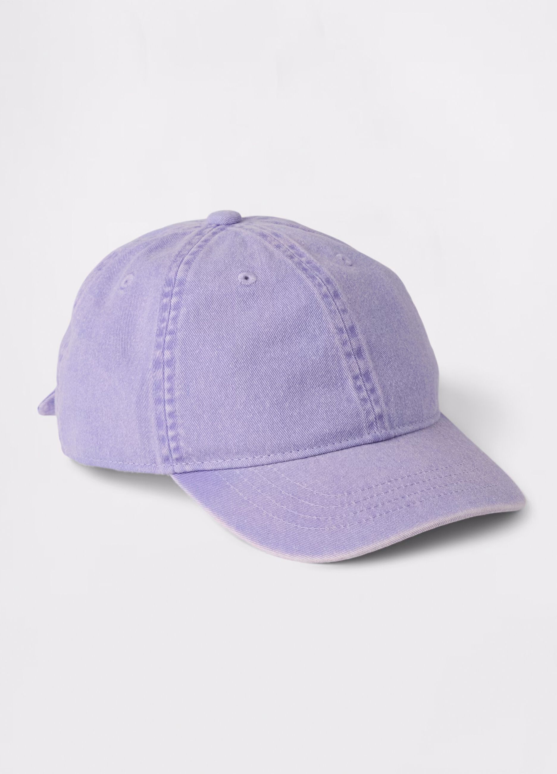 Berretto da baseball viola in cotone