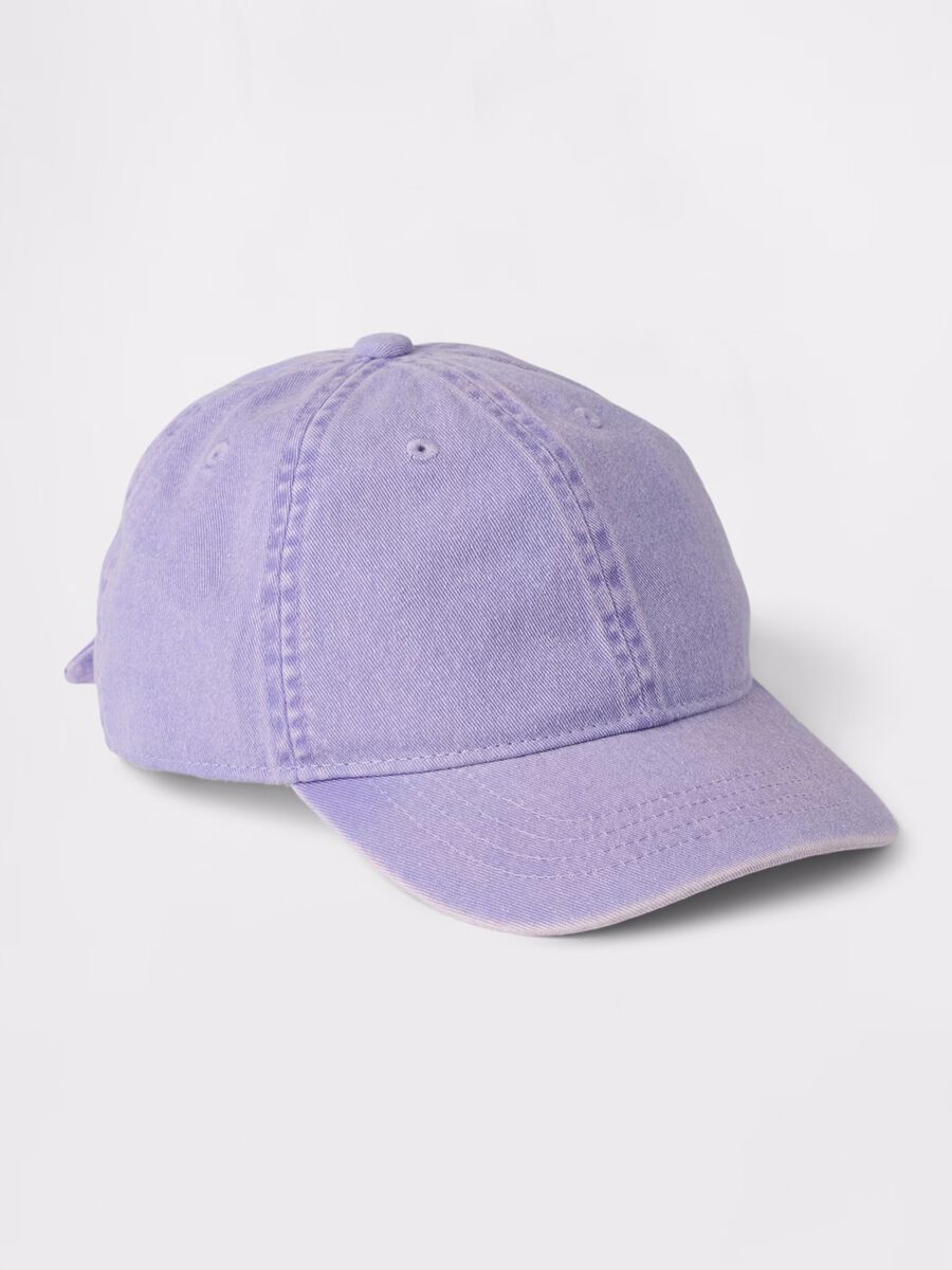 Berretto da baseball viola in cotone Bambino_0