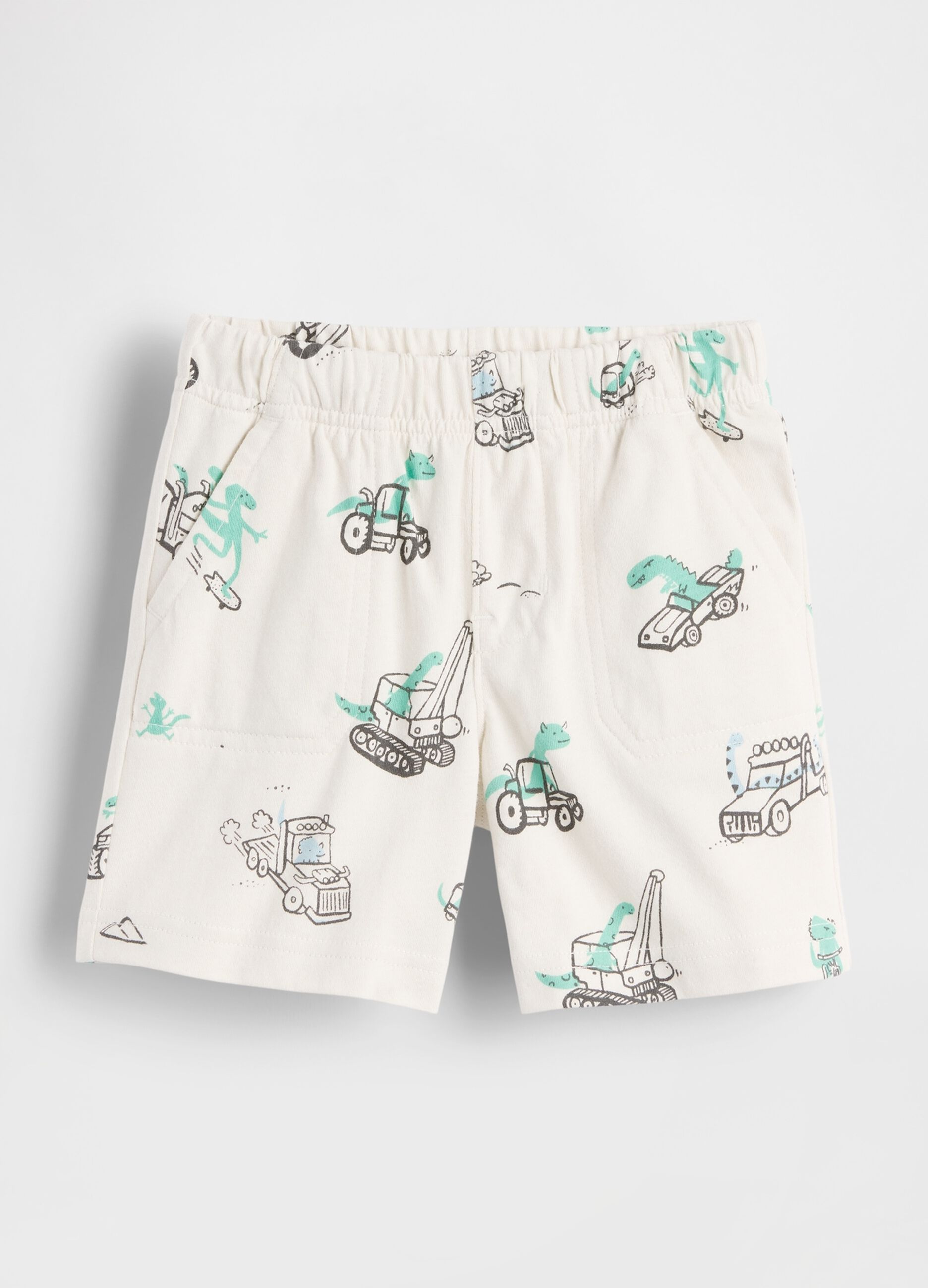 Shorts in puro cotone con stampa