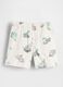 Shorts in puro cotone con stampa_0