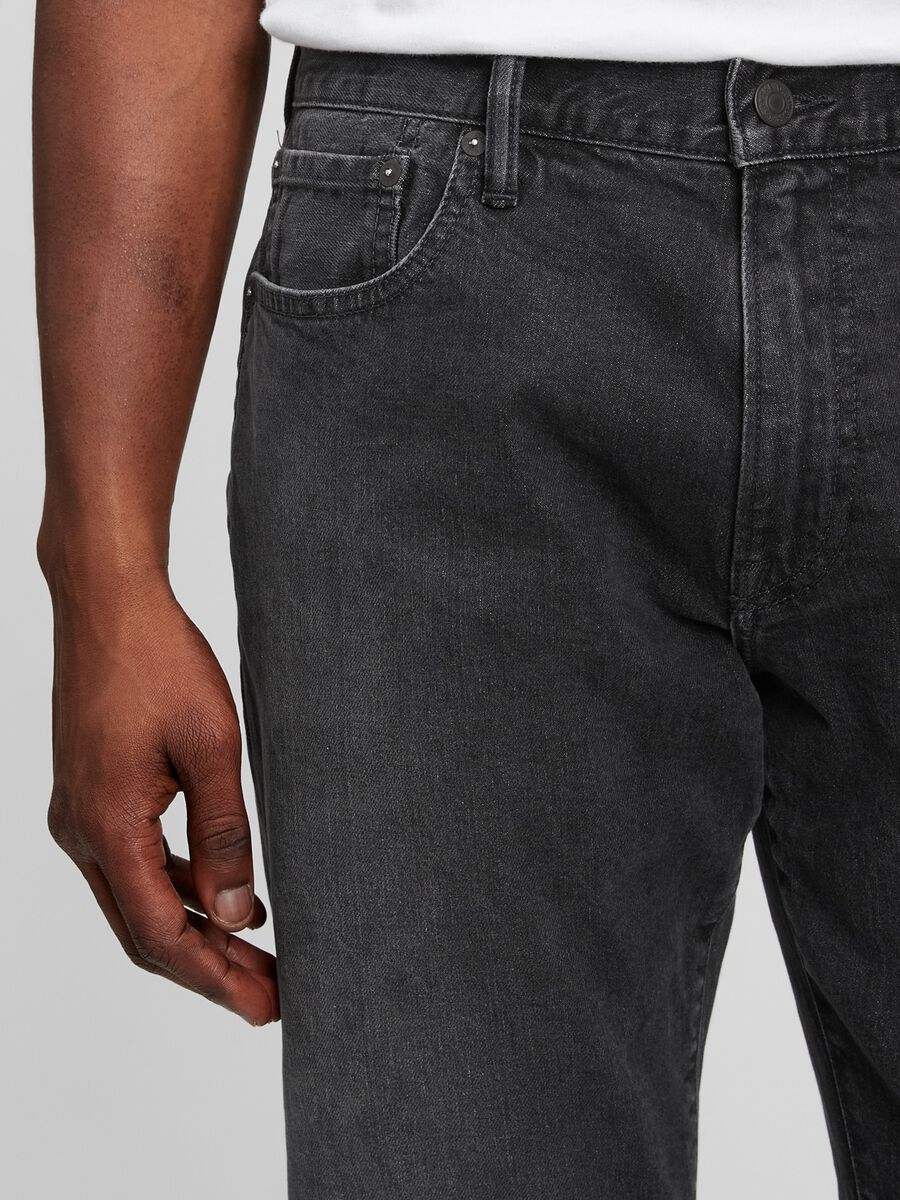 Straight-fit stretch jeans Man_3