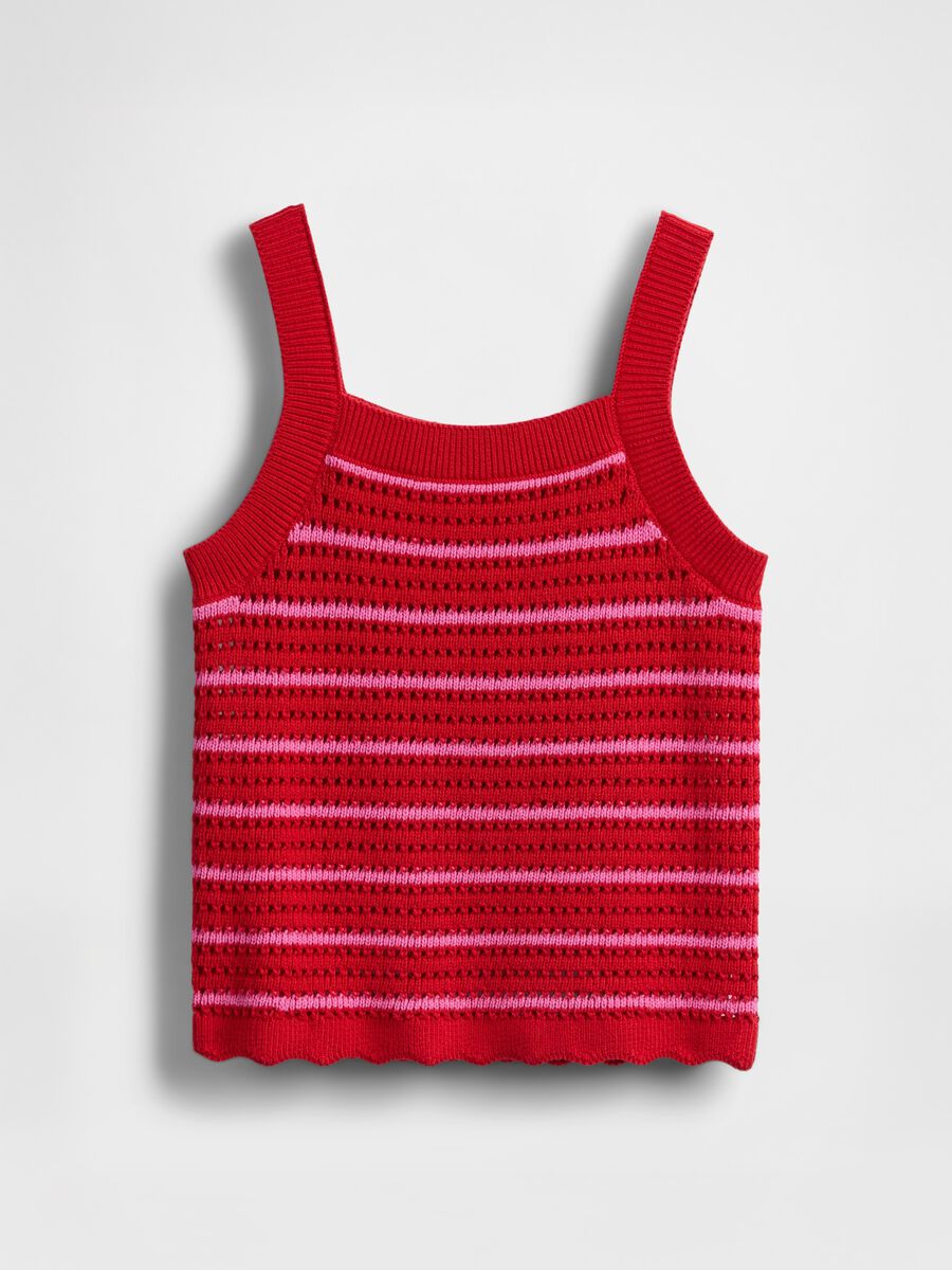 Tank top in cotone Bambina_3