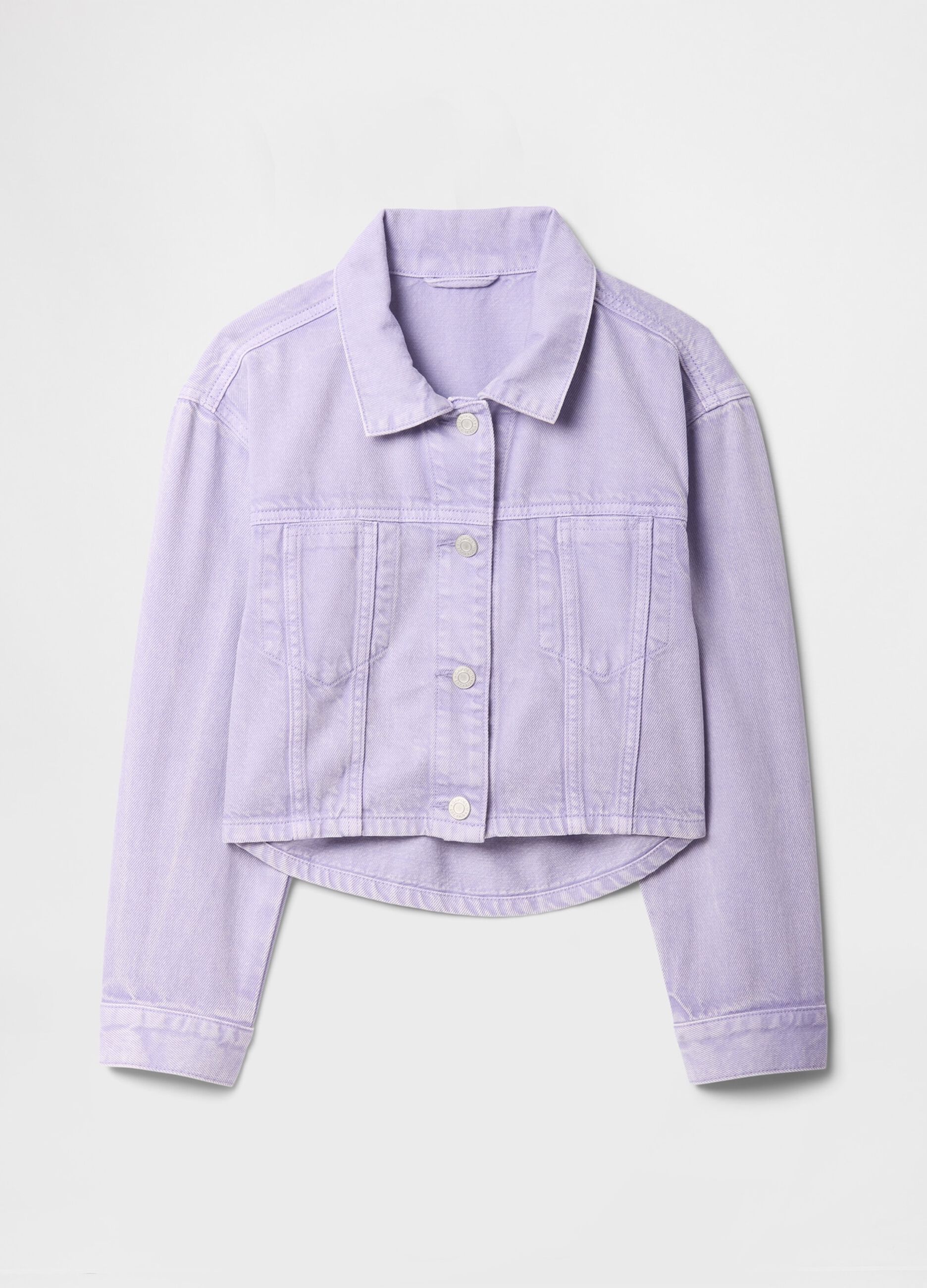 Giacca cropped viola per bambina_3