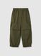 Joggers cargo in cotone con coulisse_0