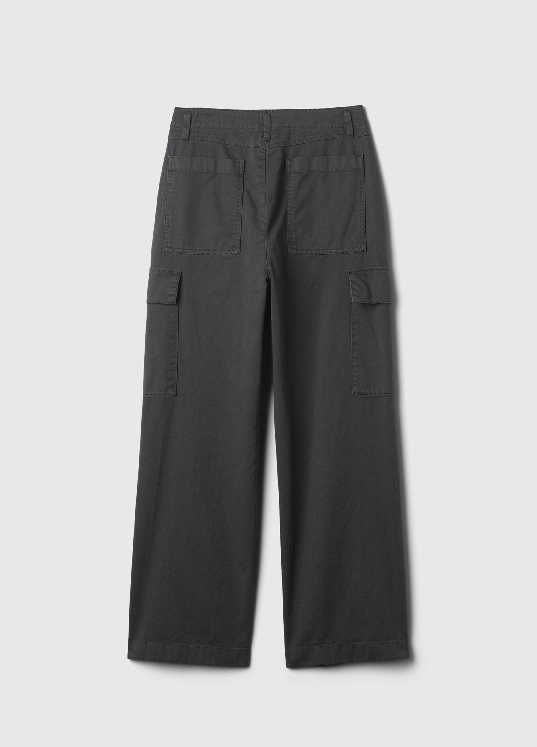 Loose-fit cargo trousers in cotton_5
