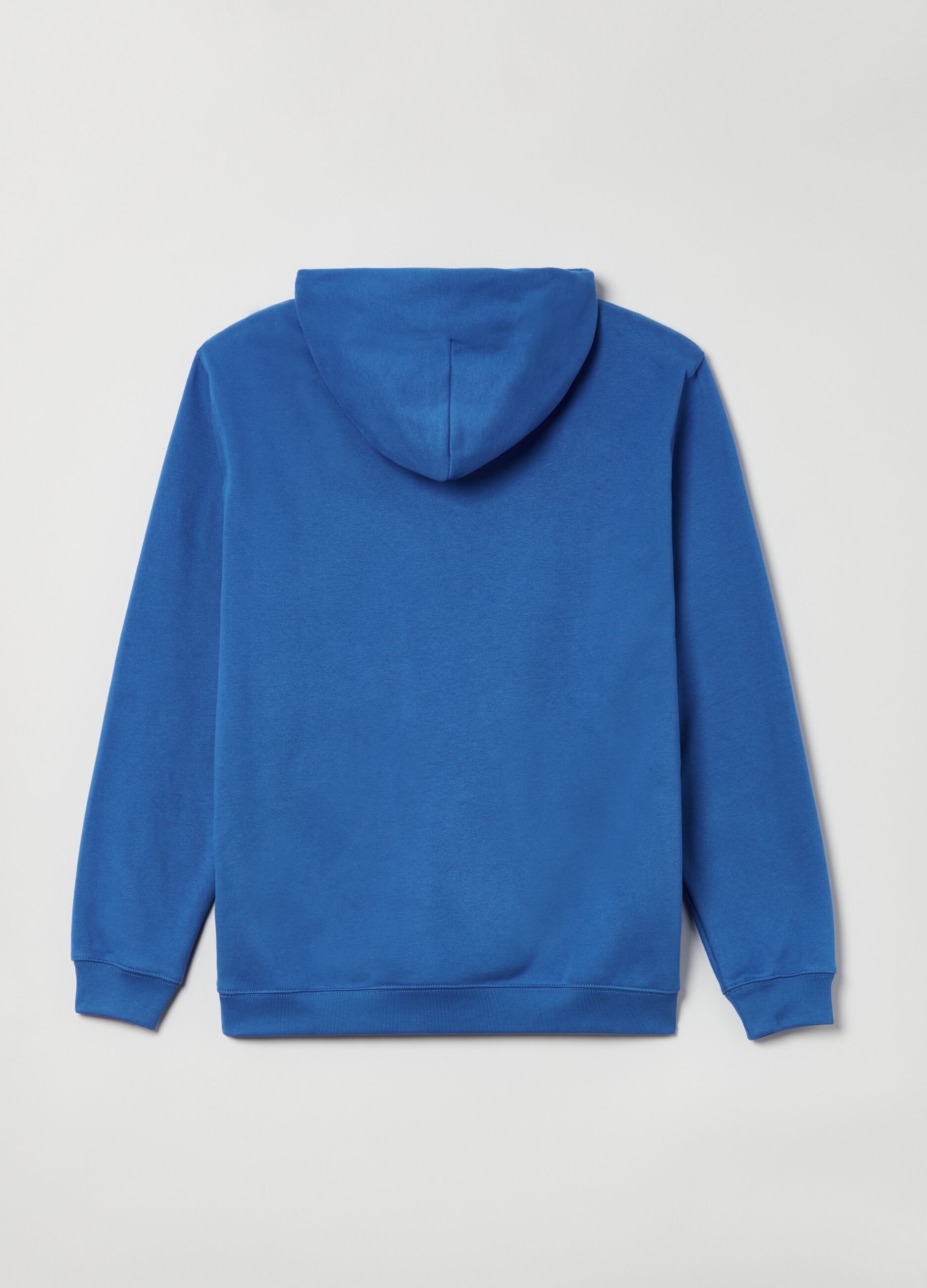 Solid colour fleece sweatshirt_1