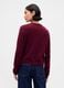 Cardigan viola in misto cotone_2