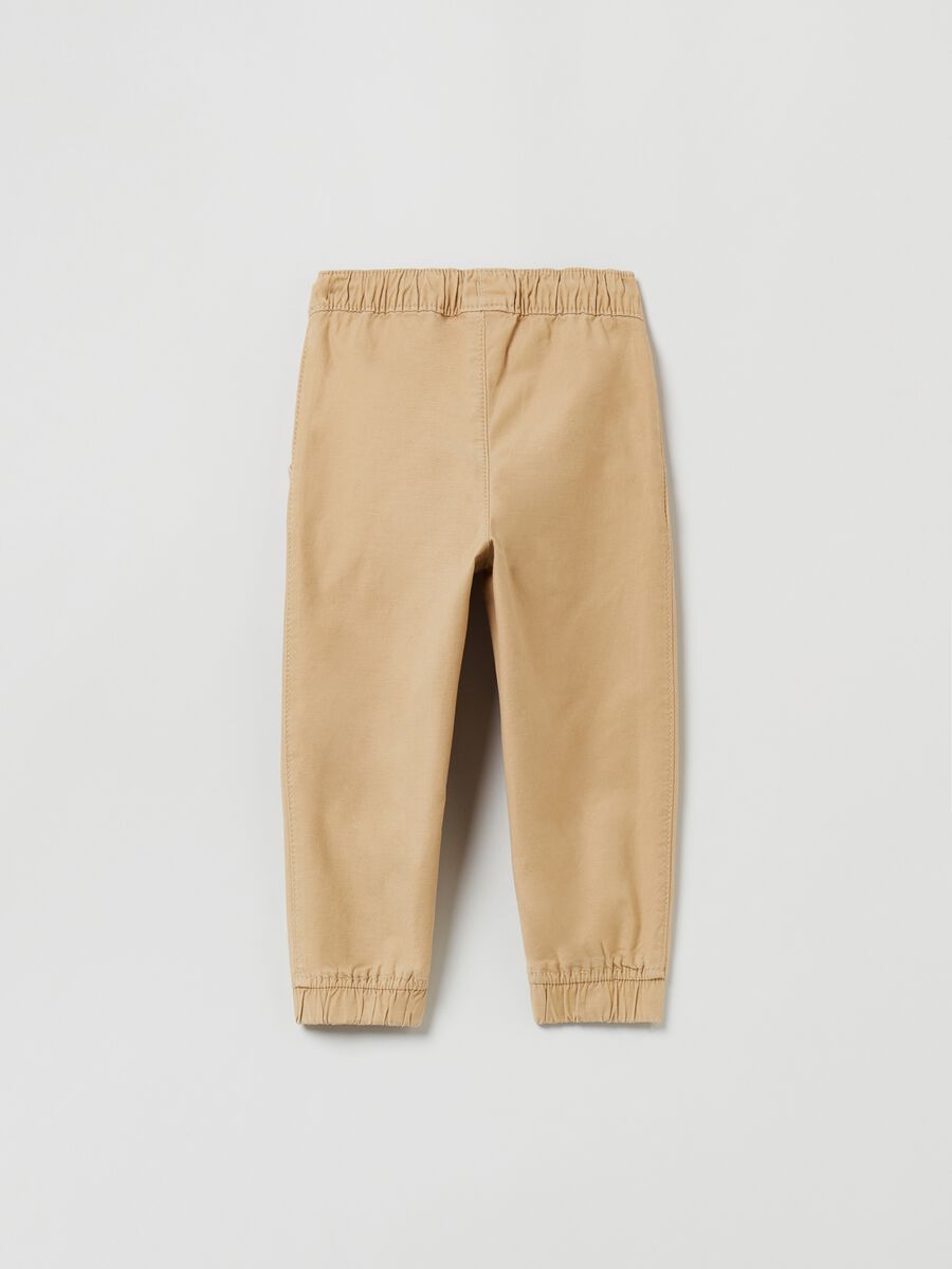 Pull-on trousers with drawstring Newborn Boy_1
