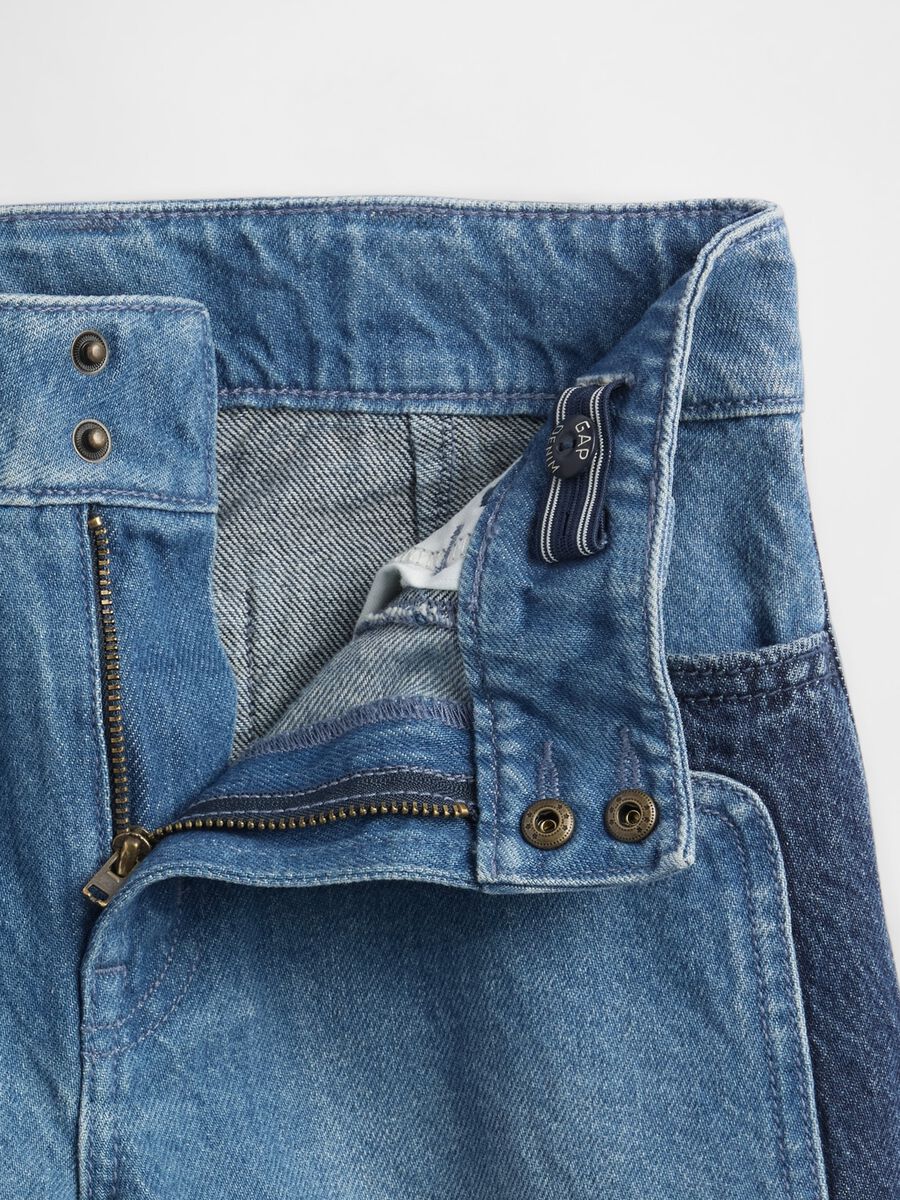 Pantaloni denim in cotone Bambina_5