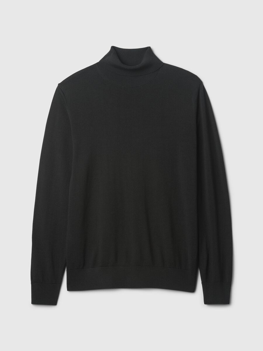Pullover in lana merino a collo alto Uomo_3