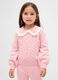 Maglione rosa con colletto da bambina_0