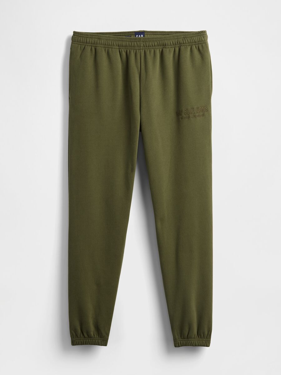 Green Cotton Blend Trousers Man_5