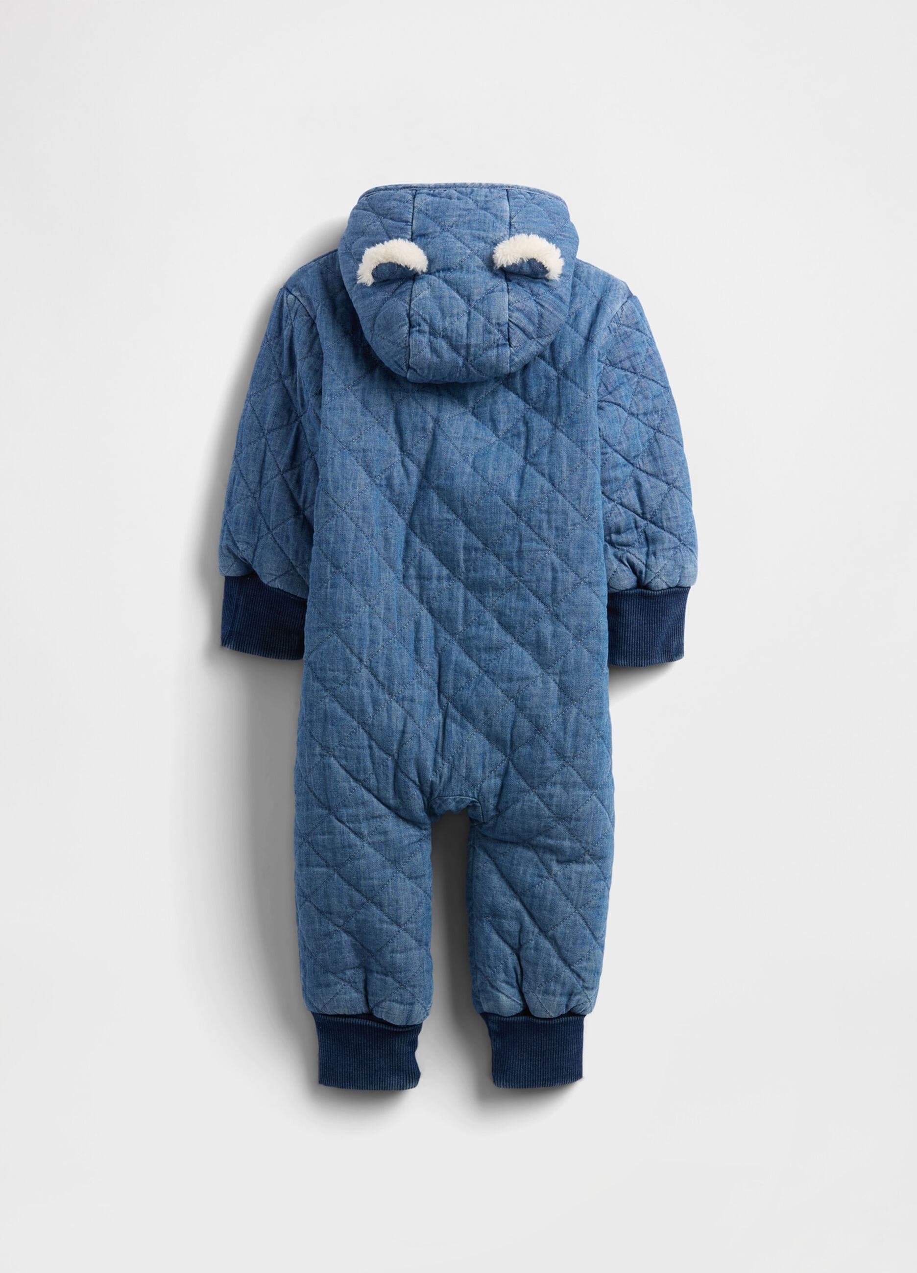 Tutina imbottita denim per neonati_1