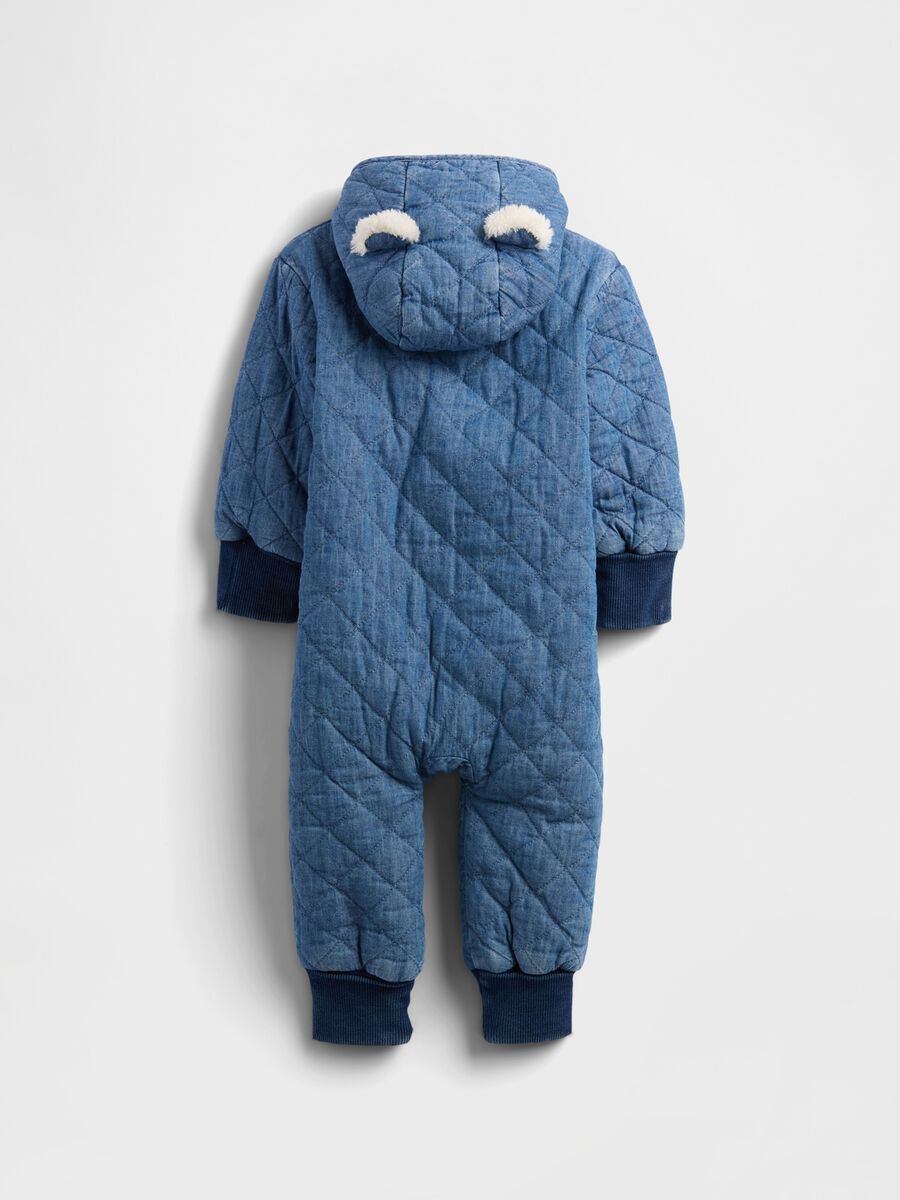 Tutina imbottita denim per neonati Neonato_1