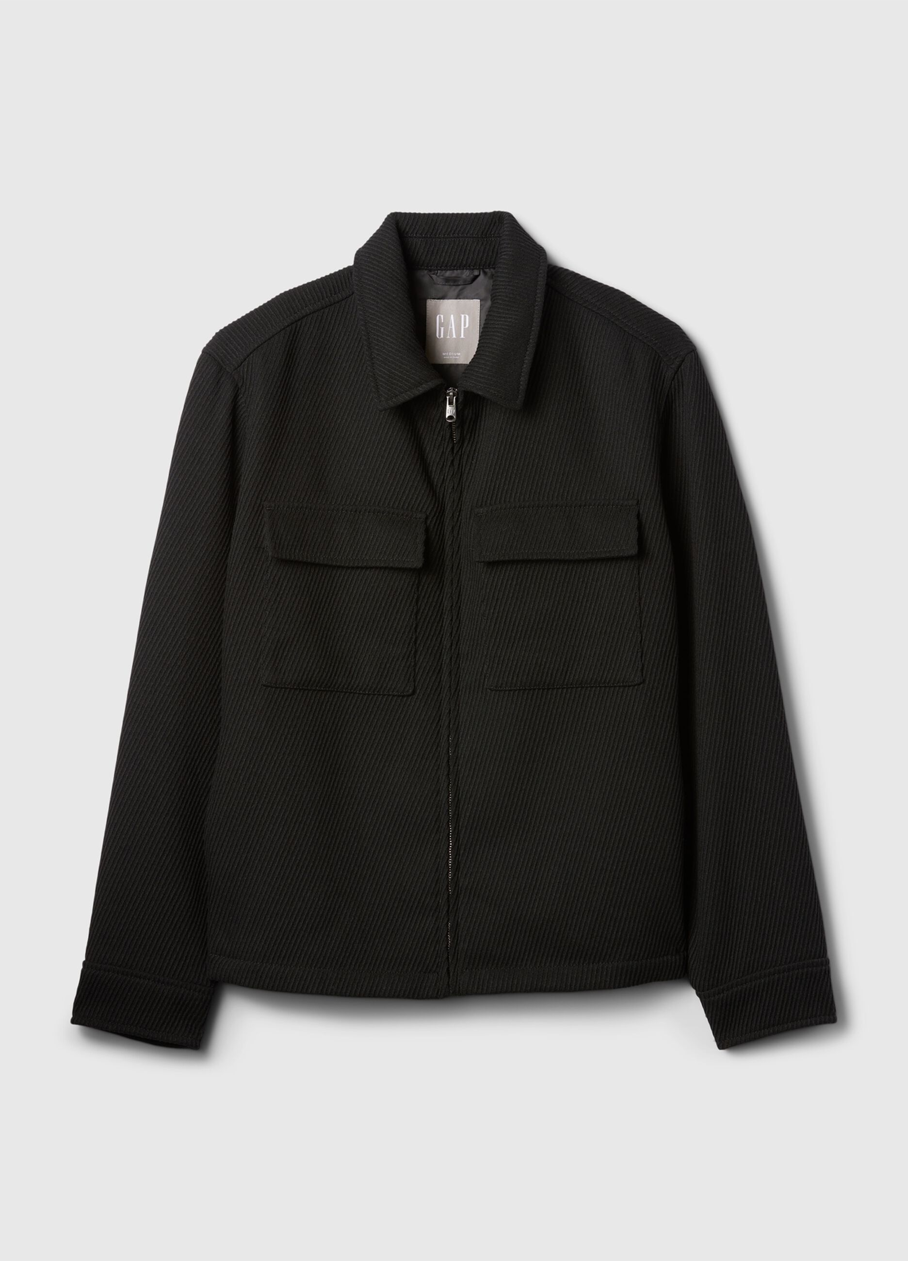 Giacca in twill di lana_3