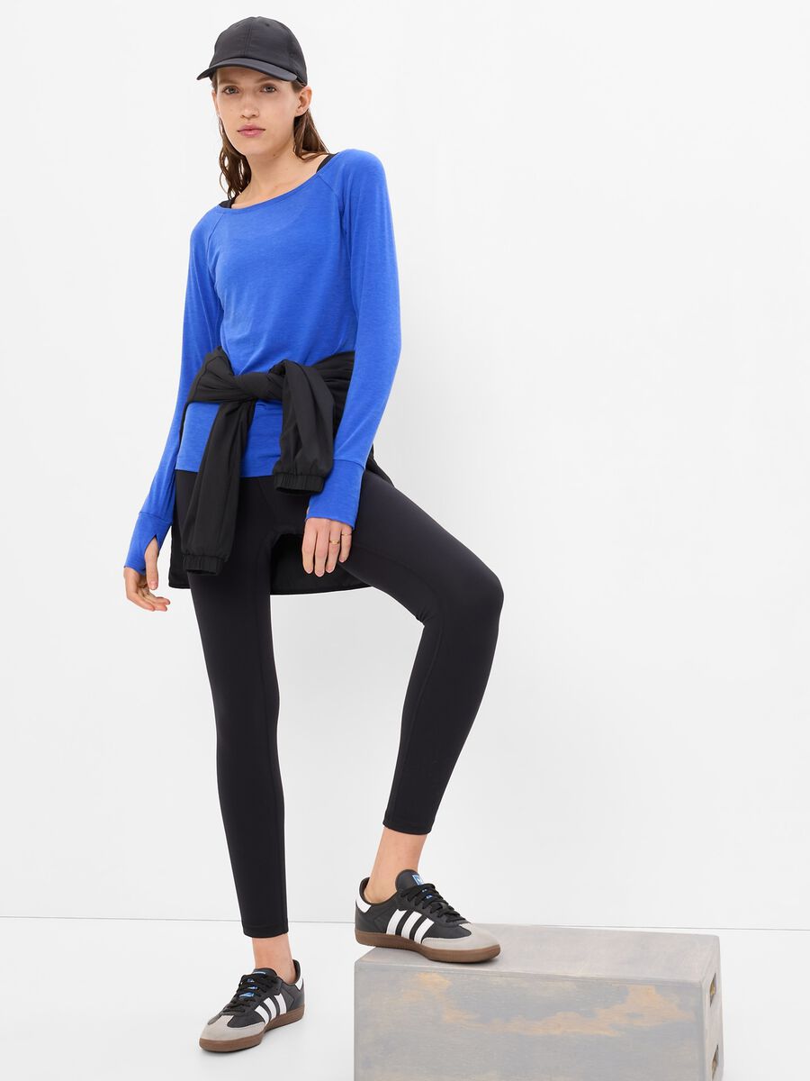 T-shirt in tessuto traspirante Donna_0