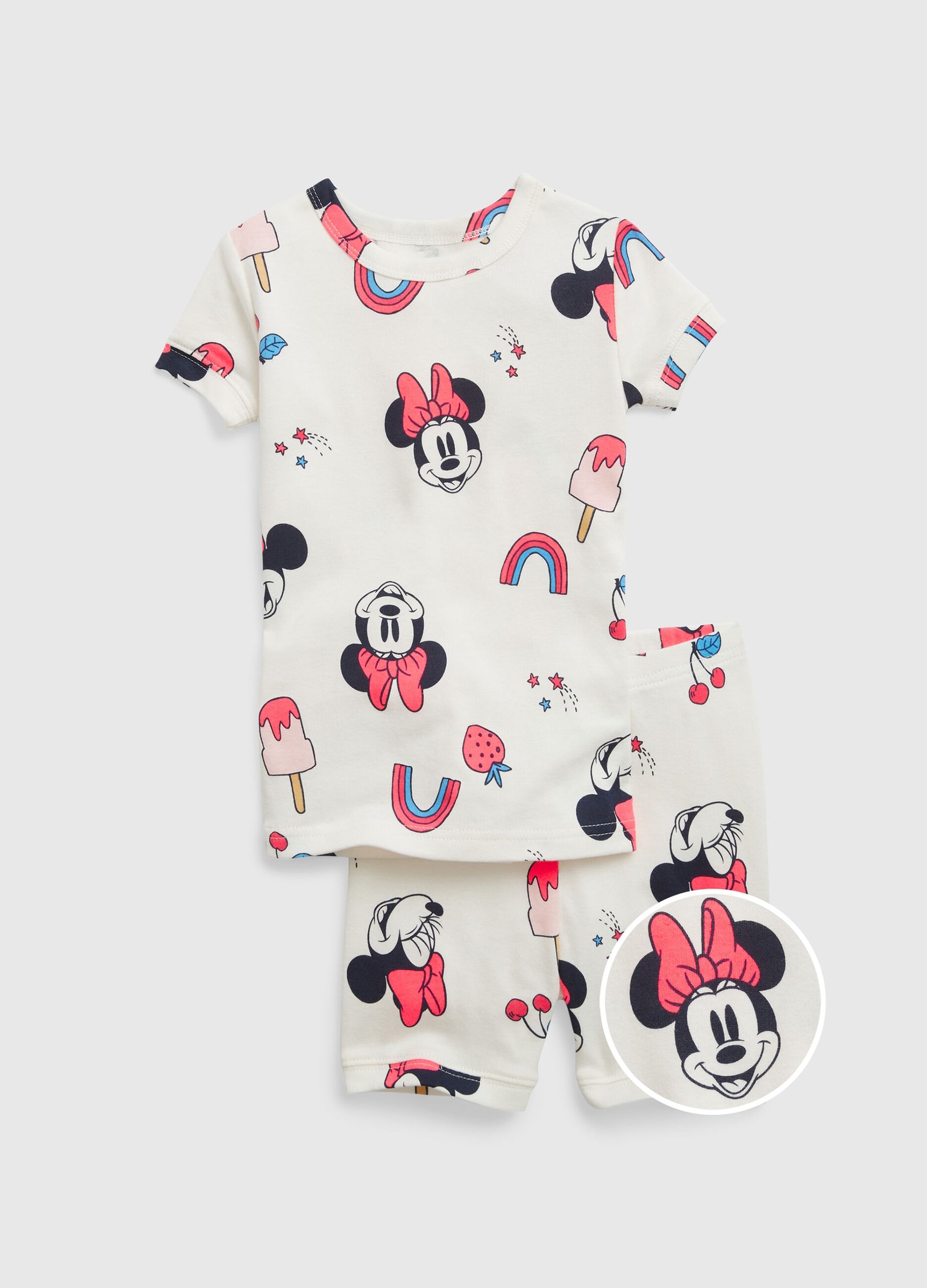 Organic cotton pyjamas with Disney Minnie Mouse