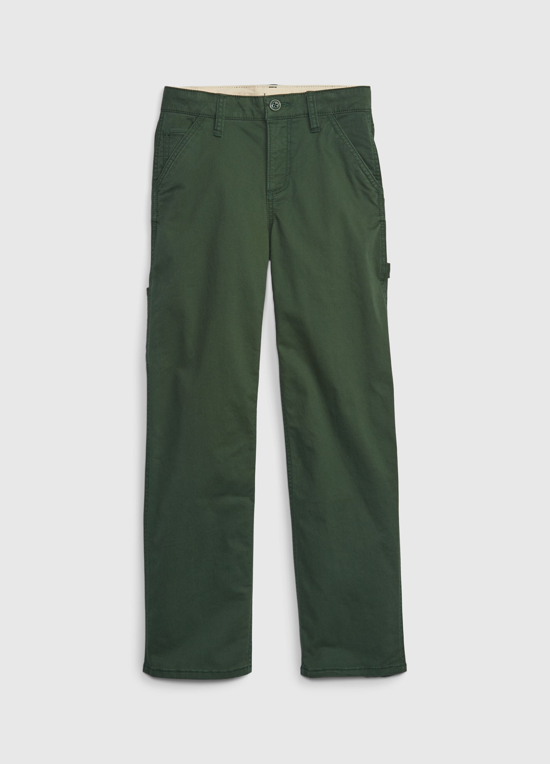 Stretch cotton carpenter trousers