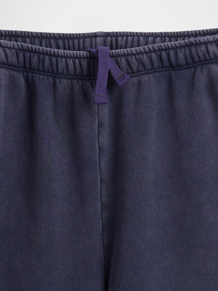 Grey Trousers in Cotton and Polyester Blend Woman_5