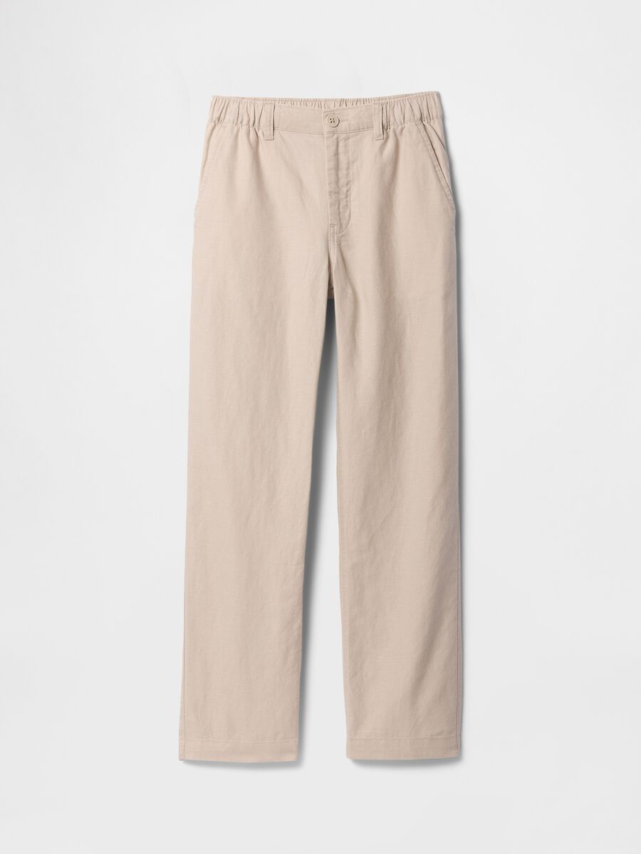Pantaloni in lino e viscosa  Bambino_4