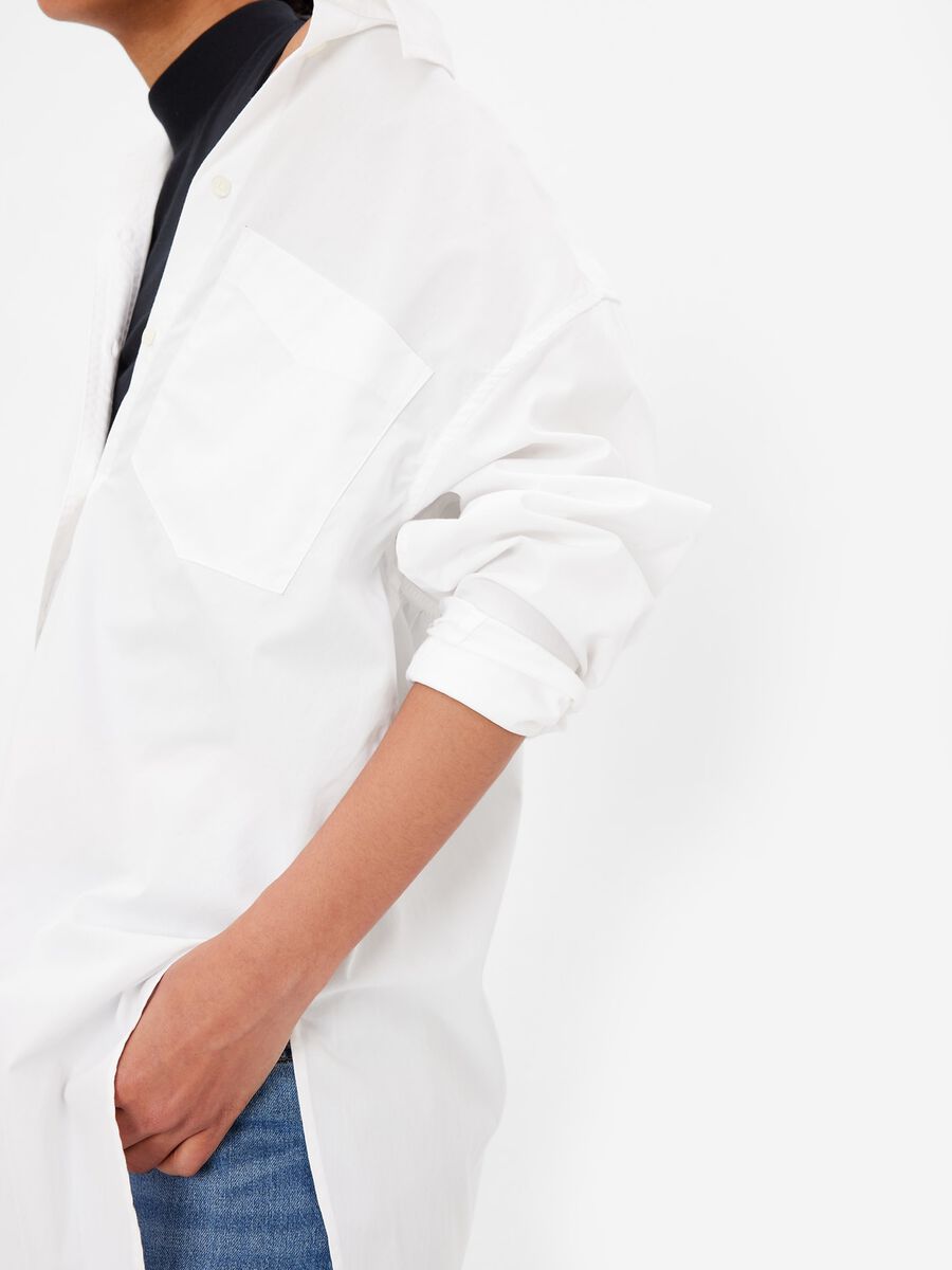 Camicia a tunica in cotone Donna_0