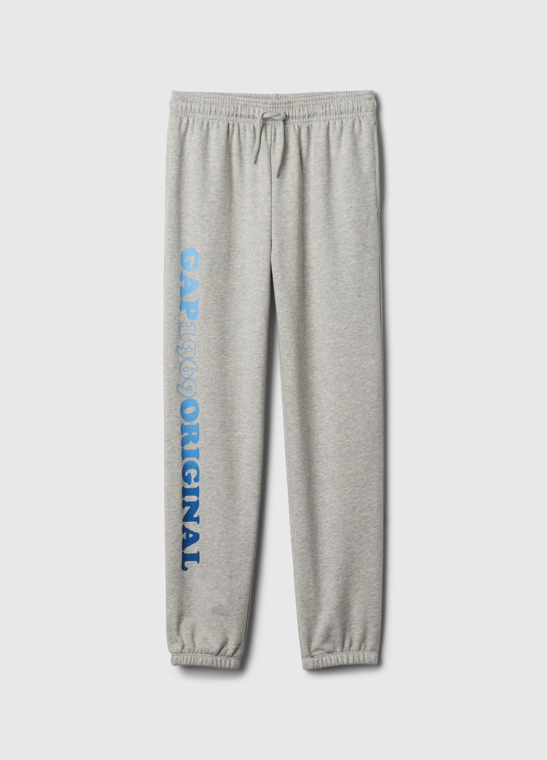 Joggers with drawstring and logo print_3