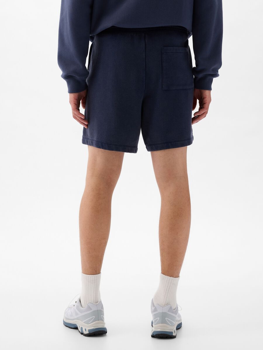 Bermuda jogger in felpa con coulisse Uomo_2