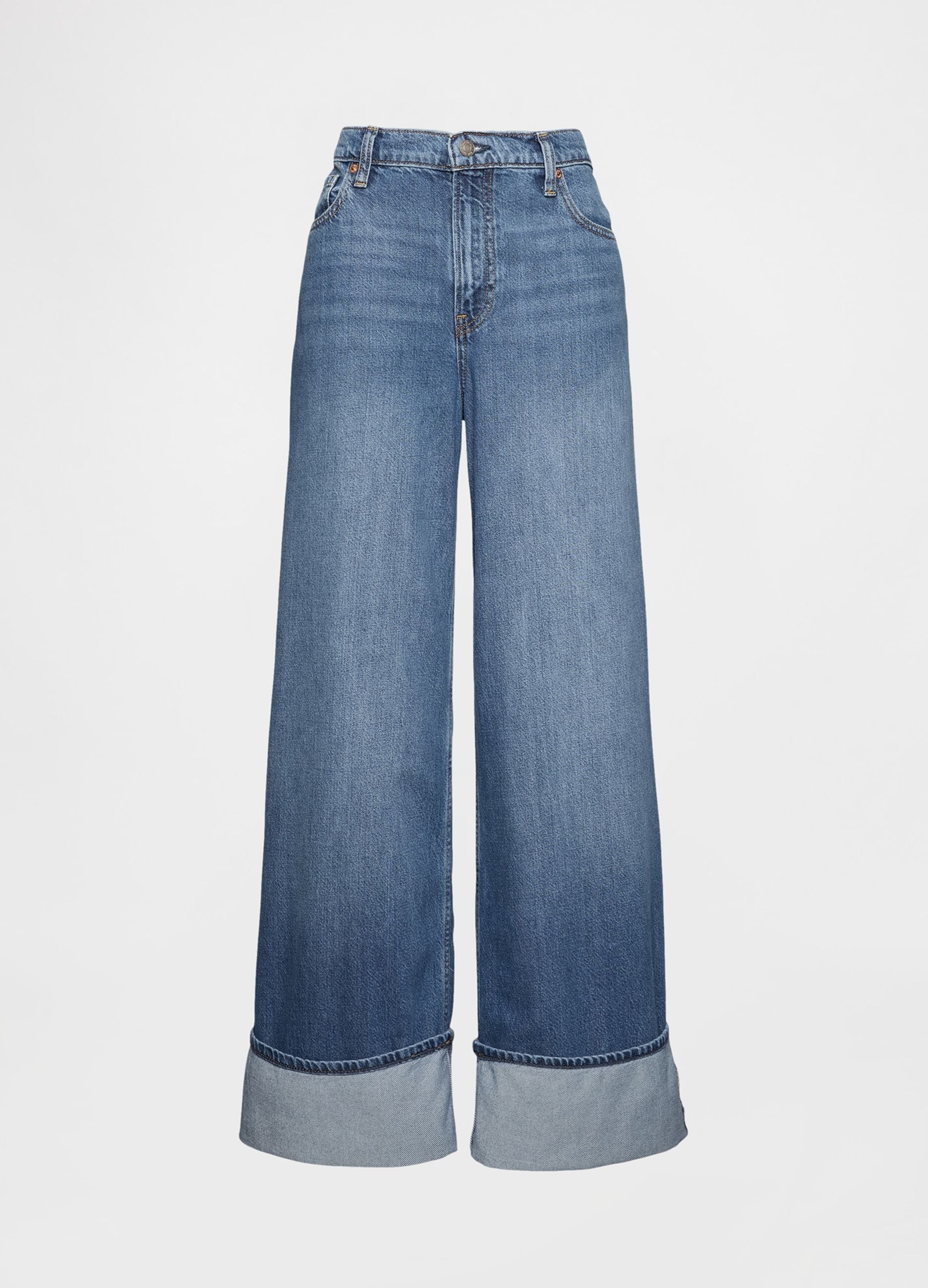 Jeans ampi in misto cotone e Lyocell Gap_4