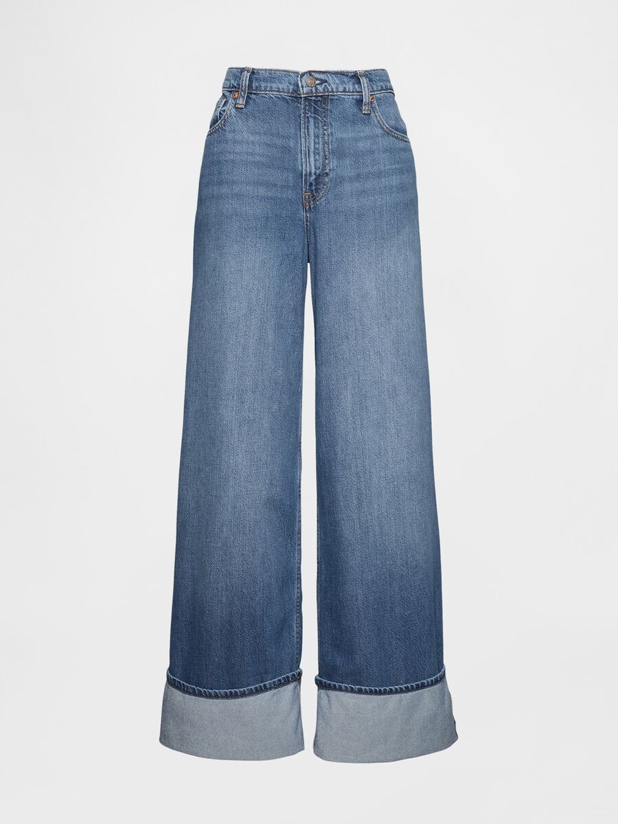 Jeans ampi in misto cotone e Lyocell Gap Donna_4
