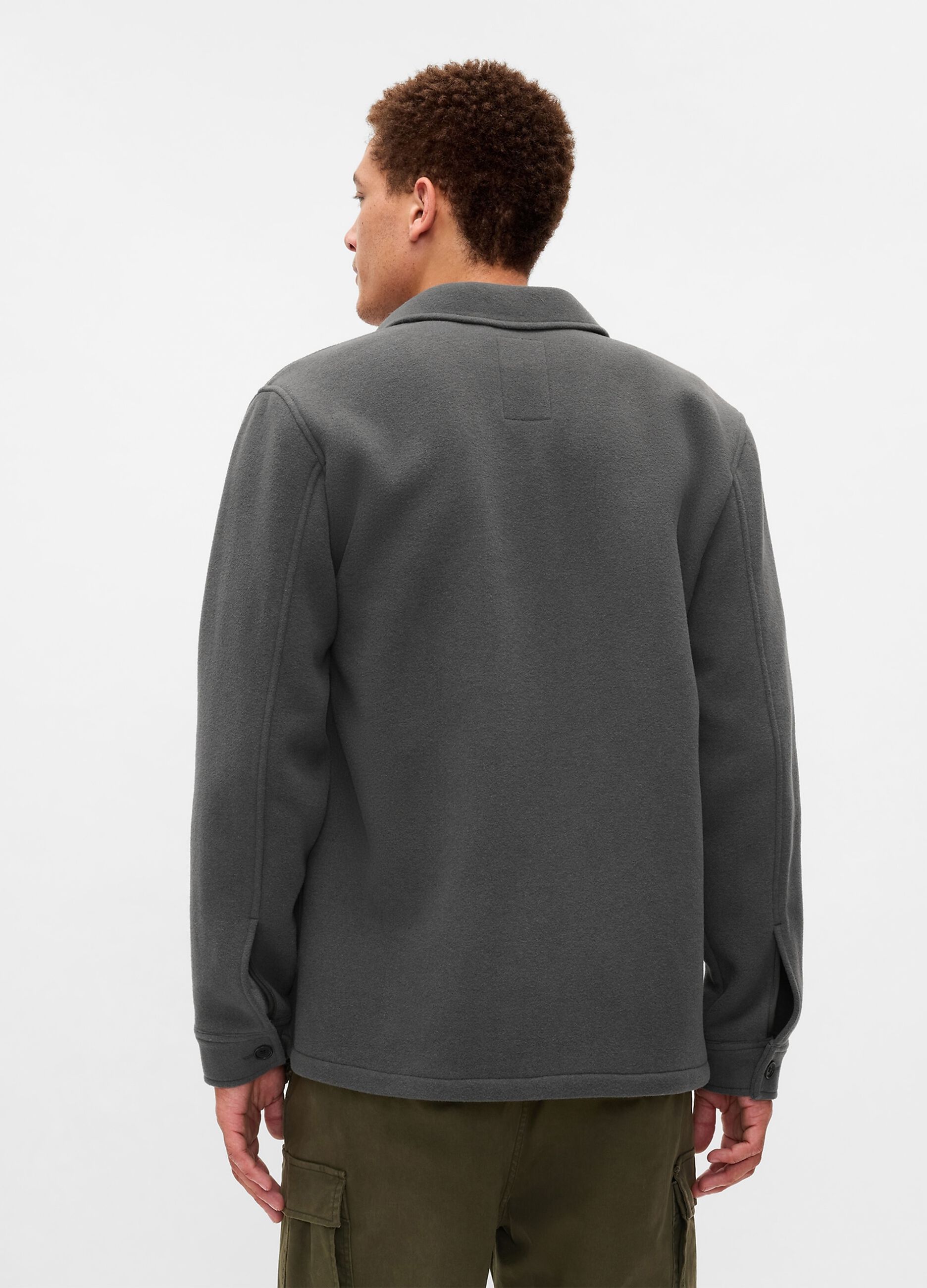 Utility shacket in wool blend_2