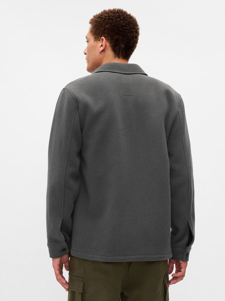 Shacket utility in misto lana Uomo_2