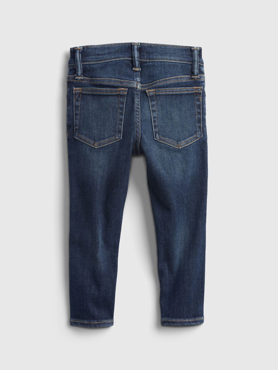 Skinny-fit jeans with five pockets Newborn Boy_1