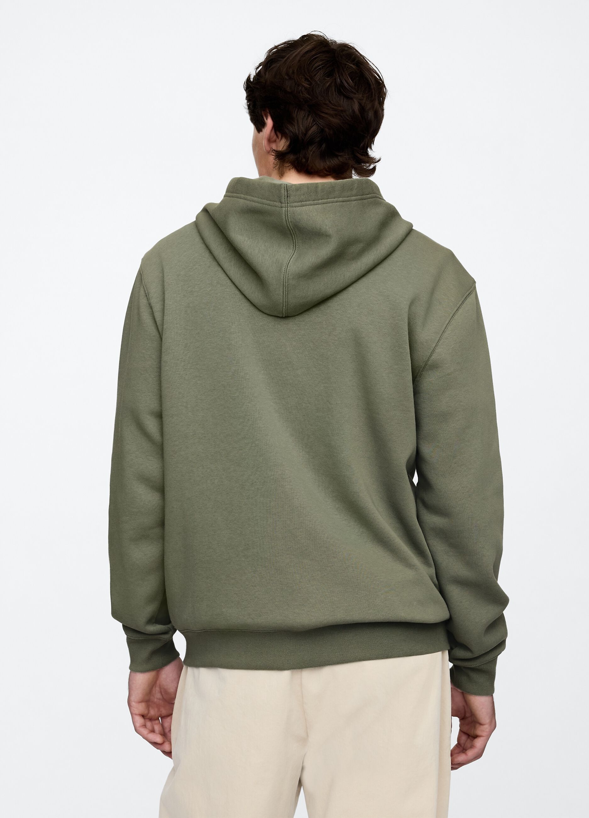 Felpa con cappuccio e full-zip