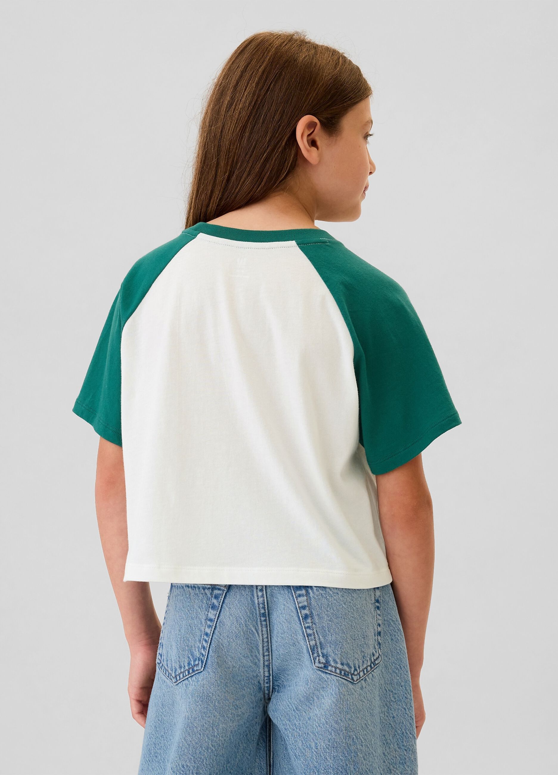 T-shirt boxy fit con stampa Athletics_1