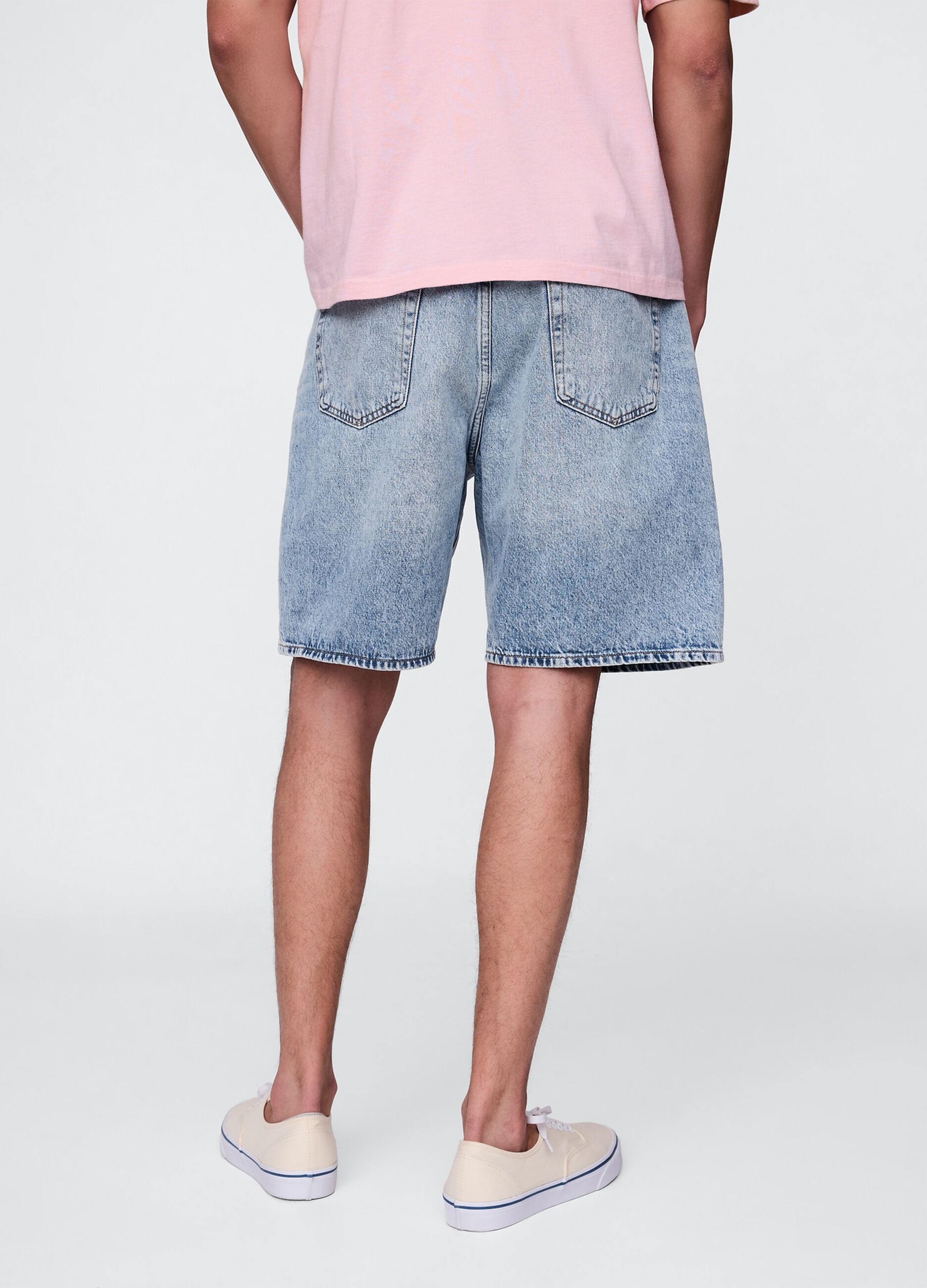 Bermuda in denim azzurro_2