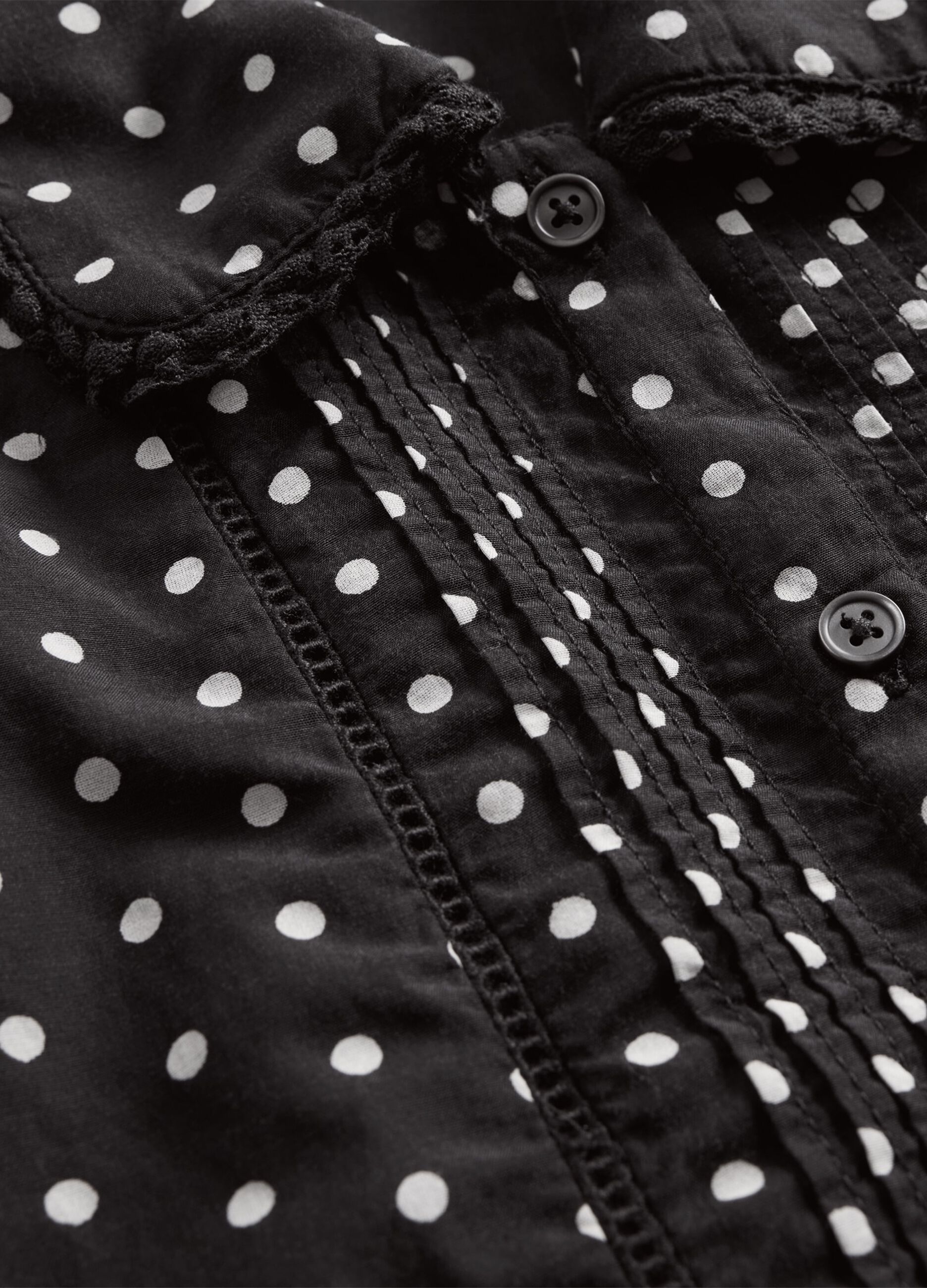 Camicia a pois
