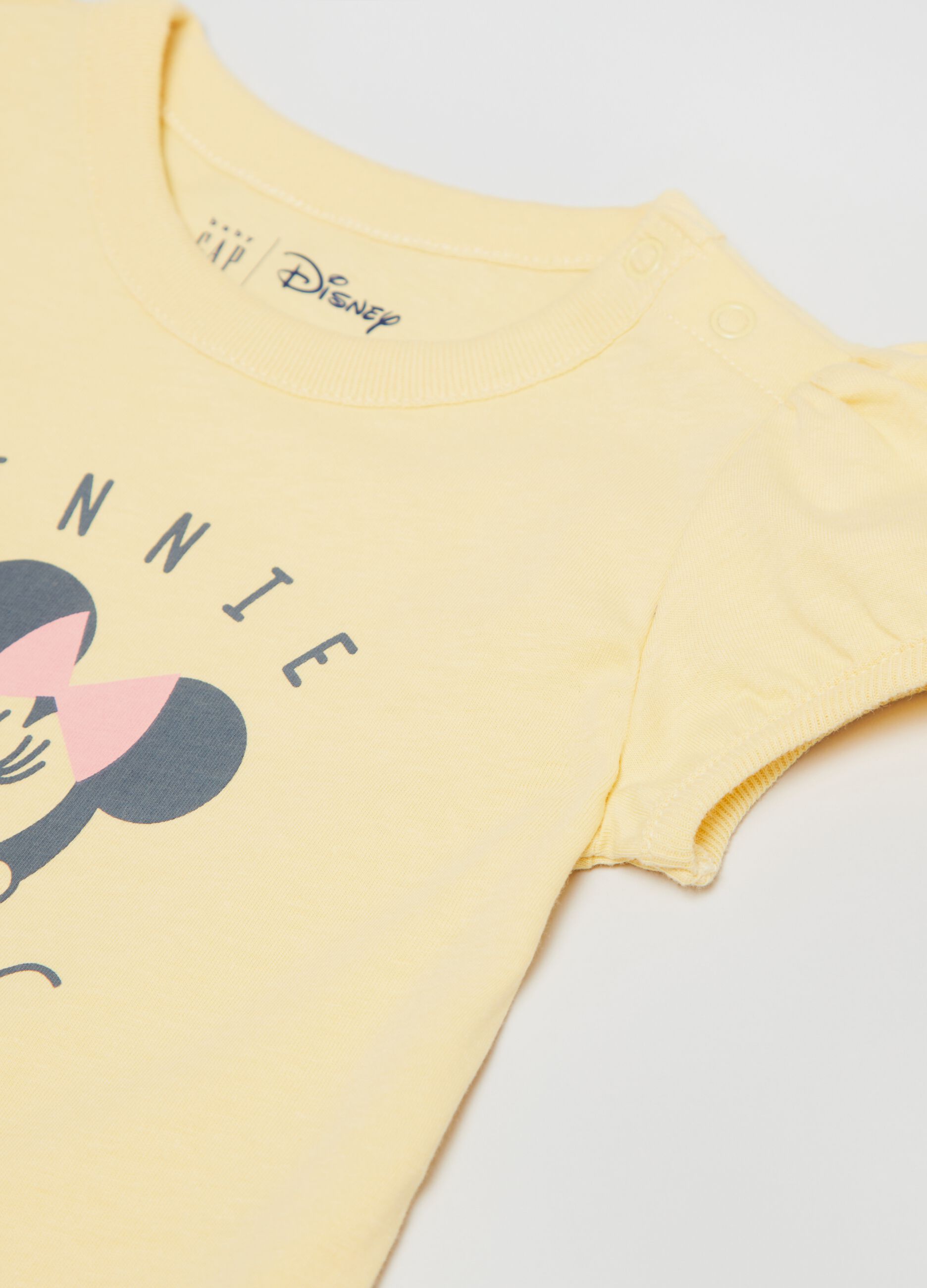 Cotton bodysuit with Disney Minnie Mouse print_2