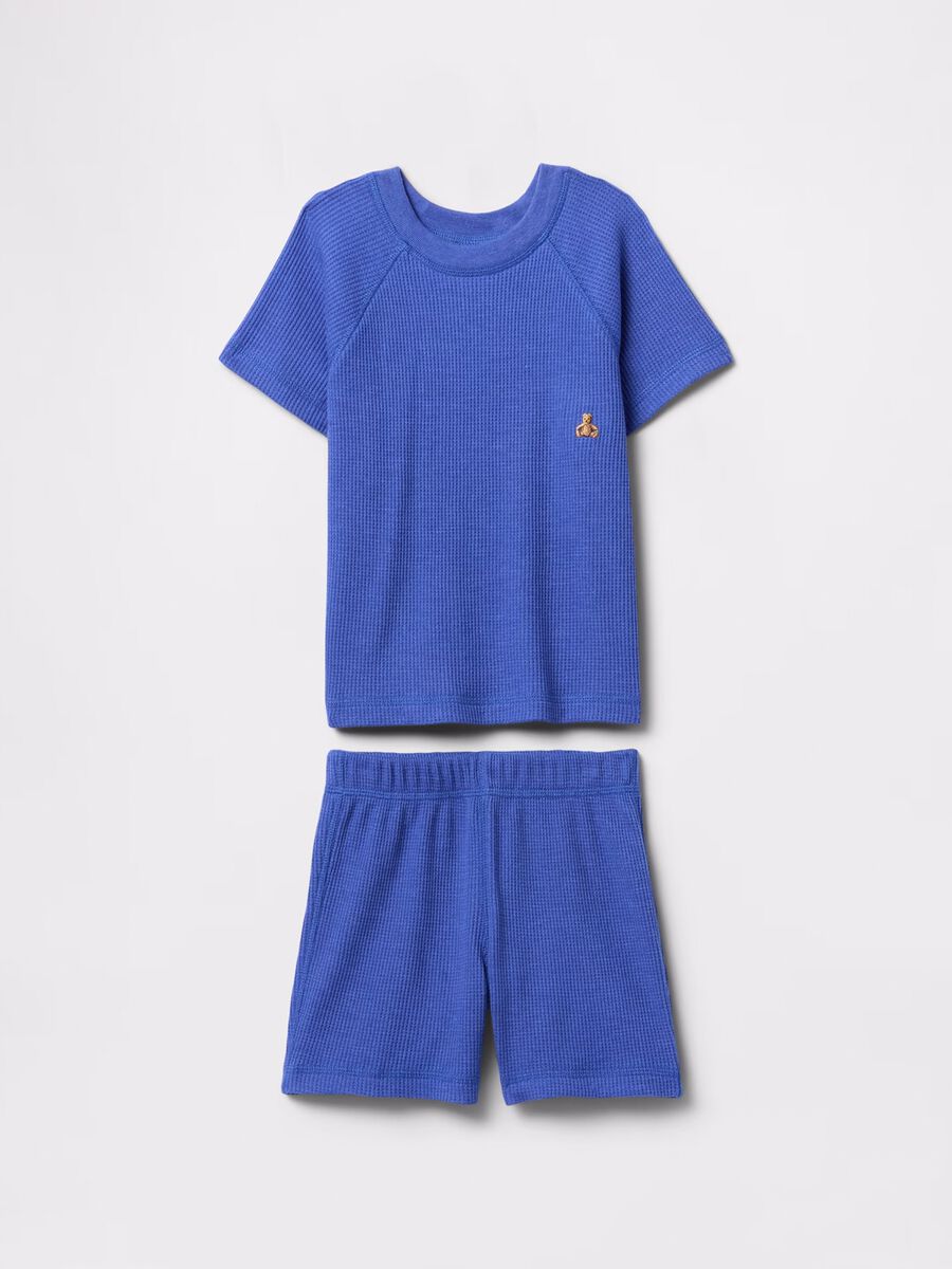 Set blu con t-shirt e shorts GAP Kids Bimbo_1