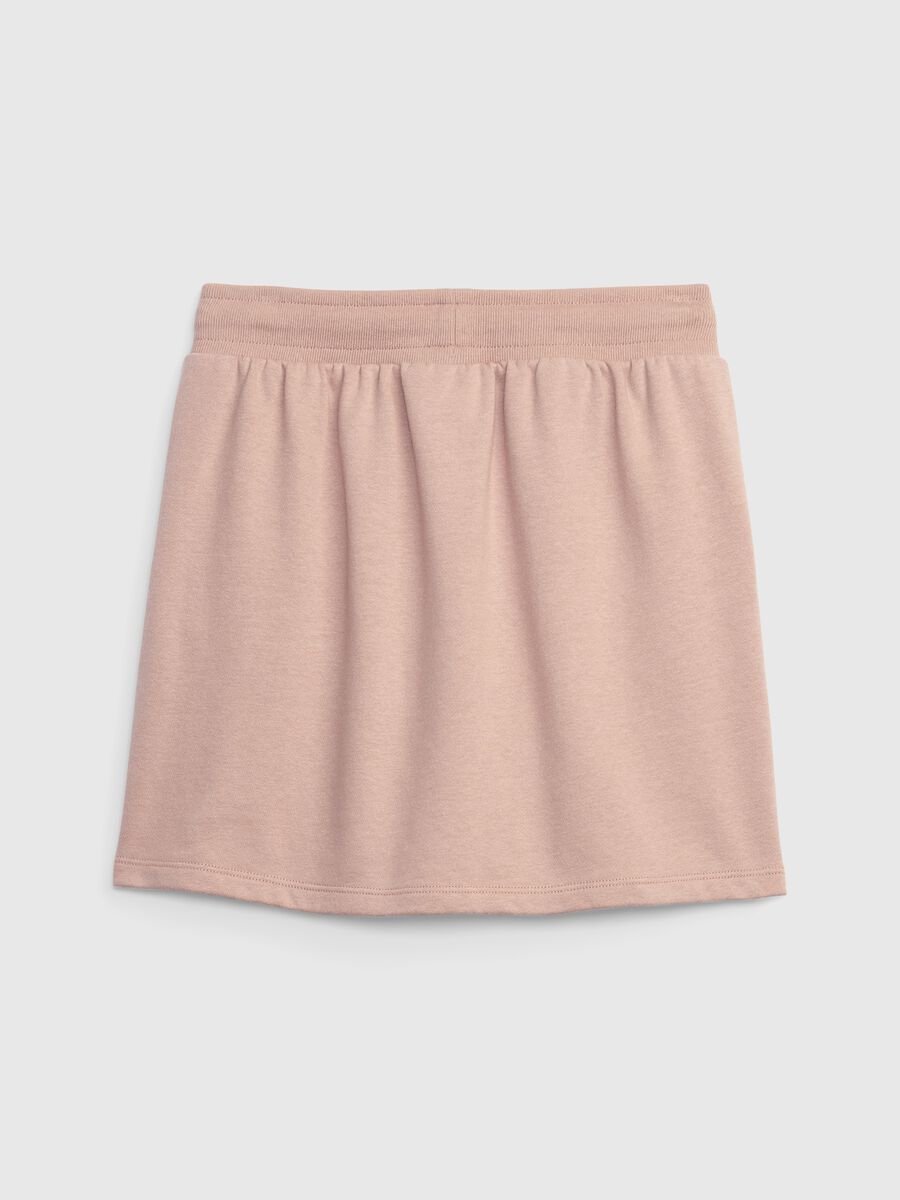 Skirt with drawstring and embroidered logo Girl_1