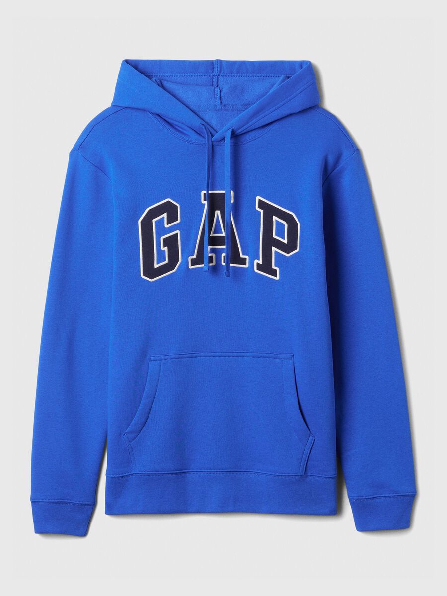 Felpa con cappuccio ricamo logo Uomo_3