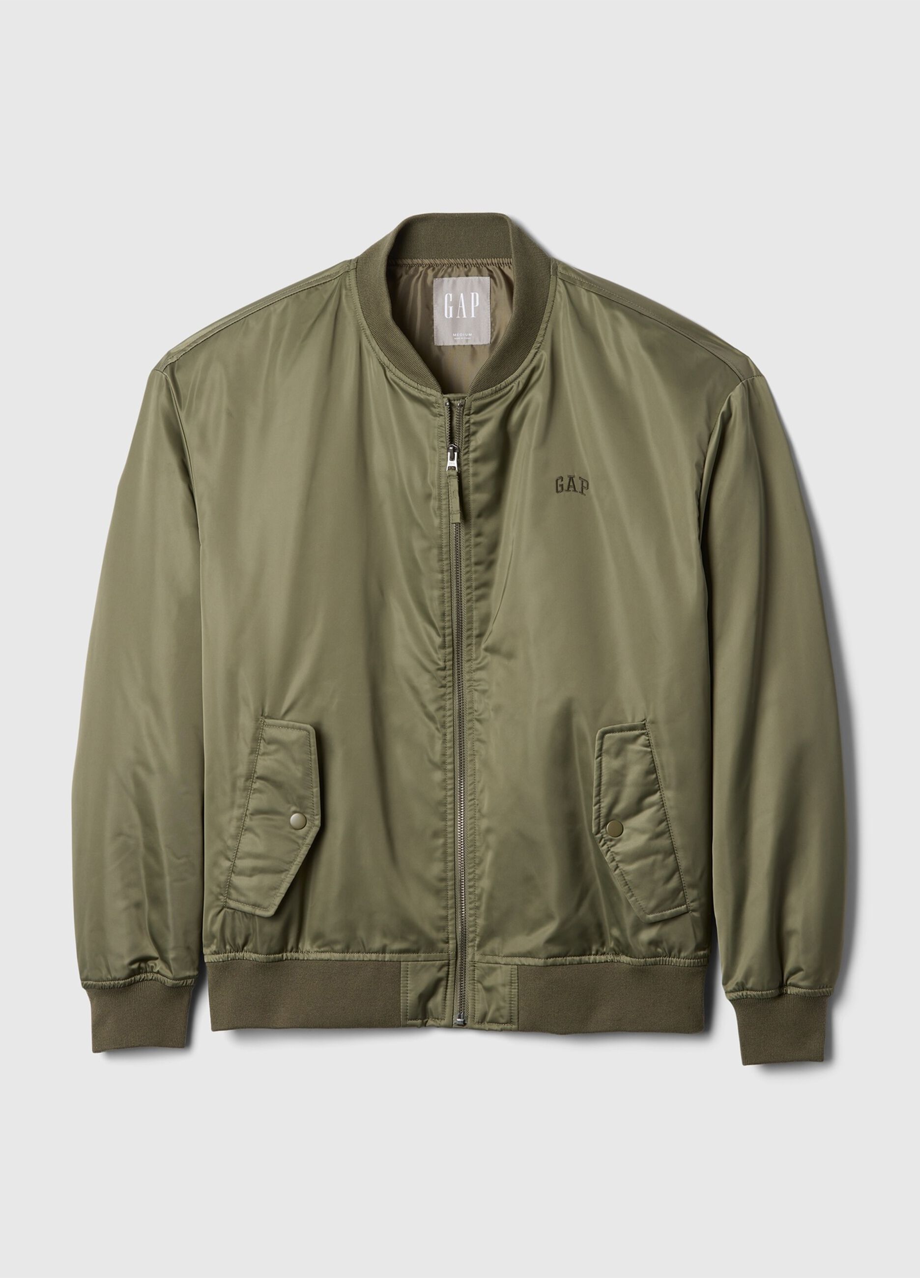 Bomber full-zip con ricamo logo_2