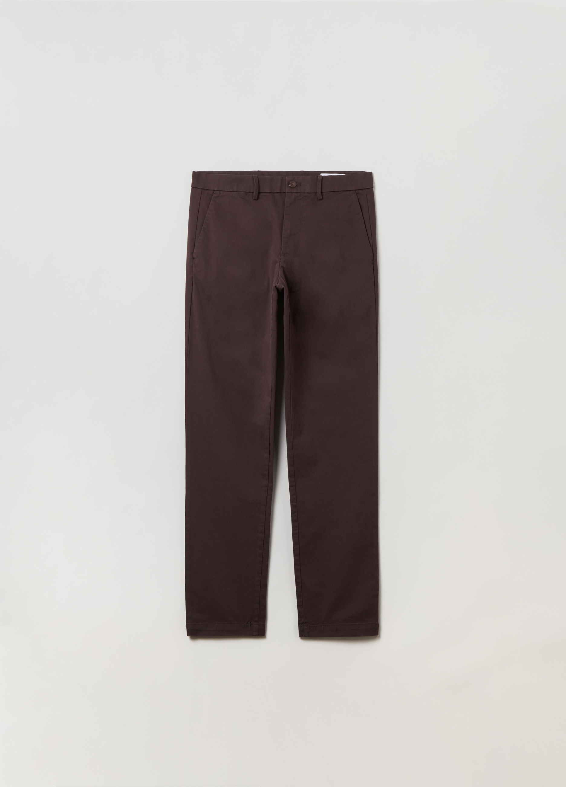 GAP - Pantaloni chino slim fit, Uomo, Marrone cioccolato, Taglia 40 x 32