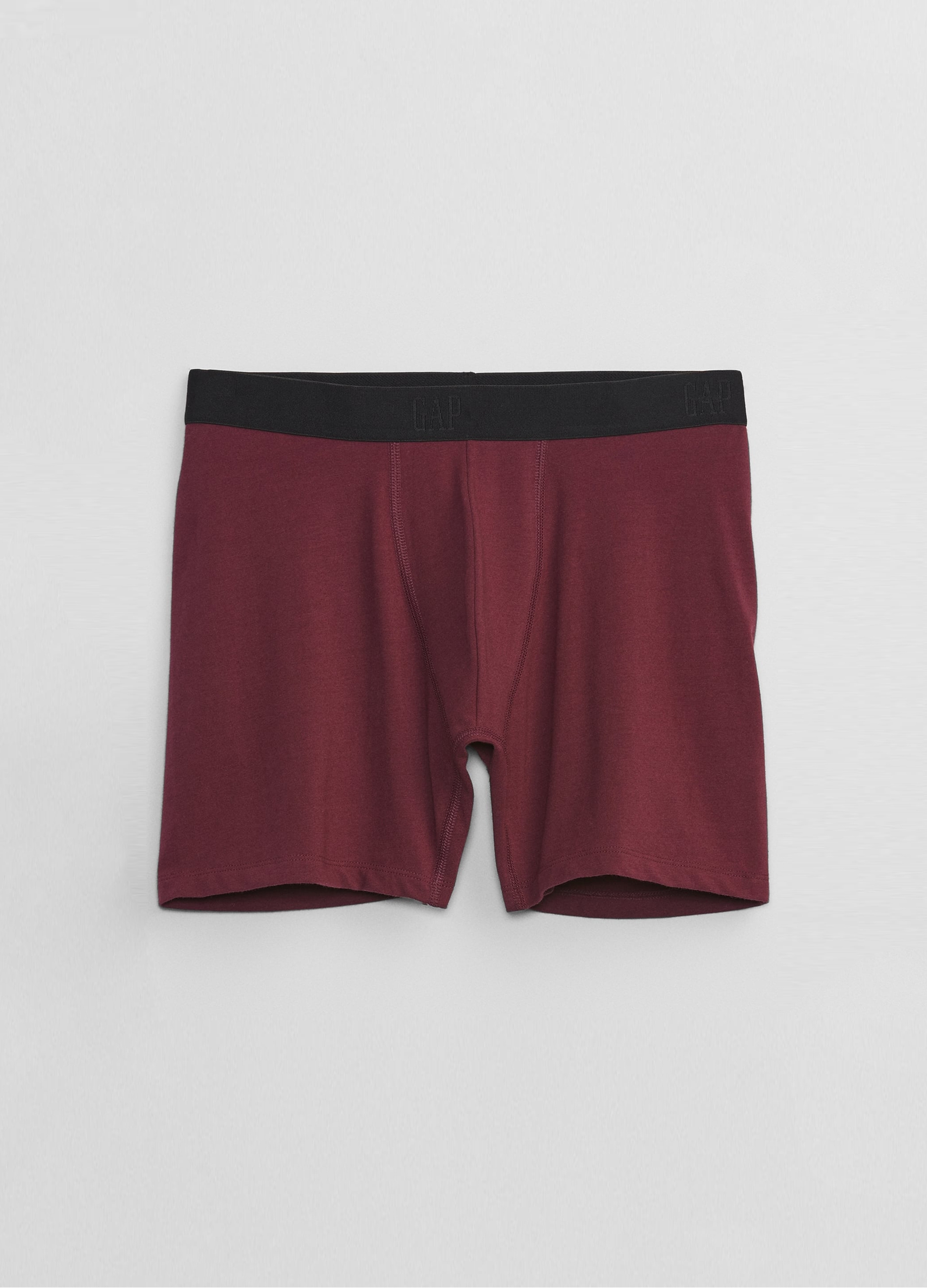 GAP - Boxer in cotone stretch, Uomo, Rosso bordeaux, Taglia S